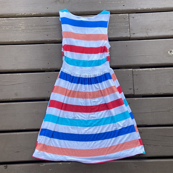 Girls 10 - Beaded Ruffle Summer Dress - Picture 4 of 4